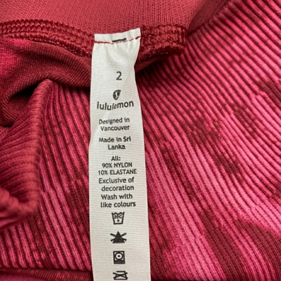 LULULEMON Ebb To Street Tight Wash Legging Size 2 - Picture 9 of 11